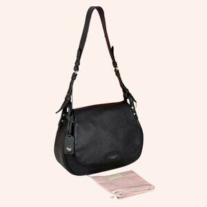 RADLEY Bonchurch Road Medium Flapover Black Shoulder Bag H6144001